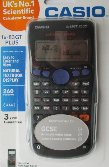 calculatrices Casio FX-83GTPLUS-SB-UT calculatrice 